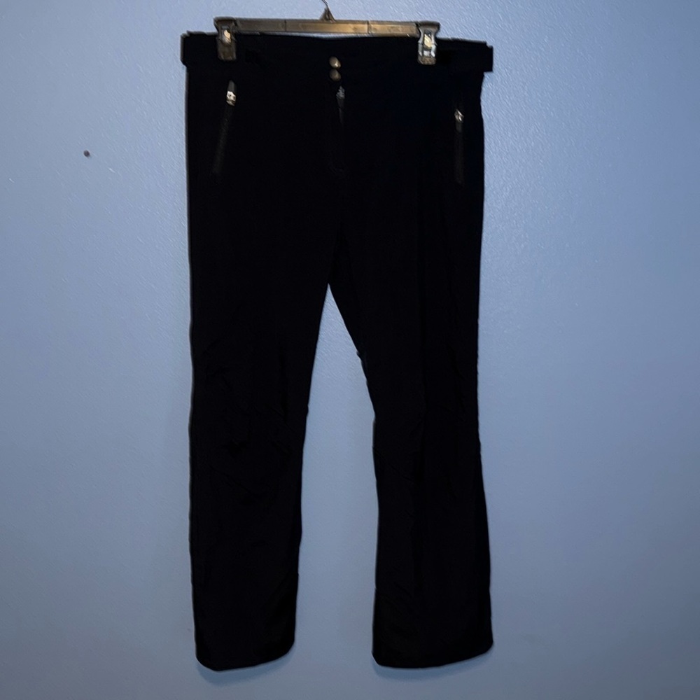 Obermeyer Black Ski Pants - ladies size 14. B3